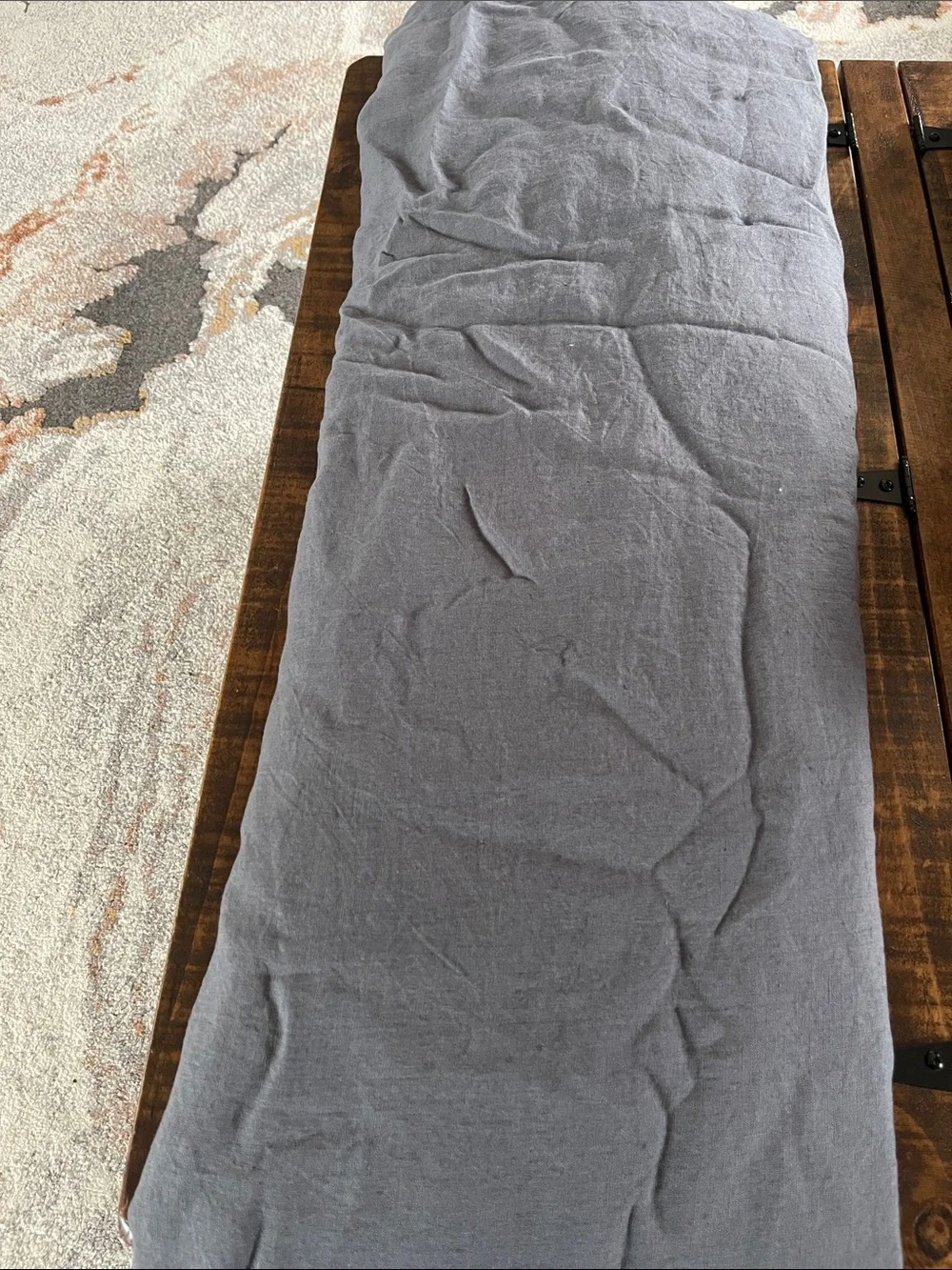 NWOT Quince European Linen Duvet Cover, King/Cal King (Nightfall)